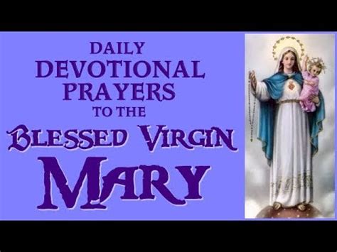 Miraculous Daily Prayer to the Blessed Virgin of .